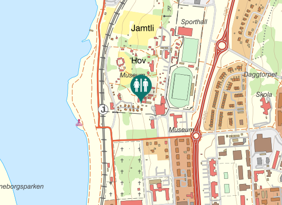 Karta över Museiplan