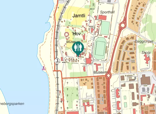 Karta over Museiplan