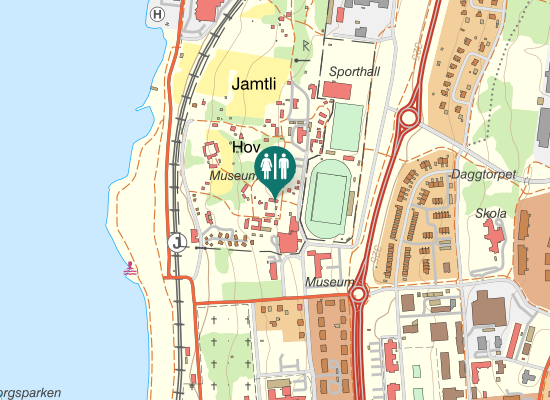 Karta över Museiplan