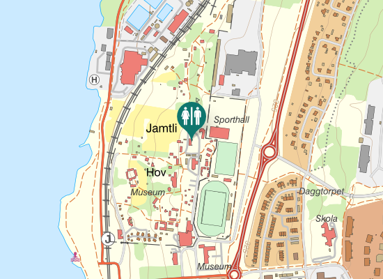 Karta över Hovvallsgränd