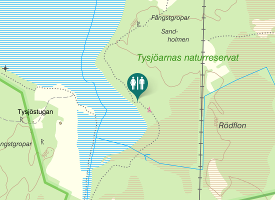 Karta över Tysjövägen