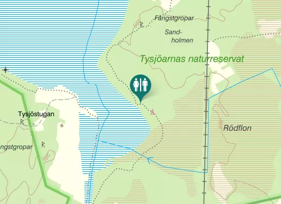 Karta over Tysjövägen