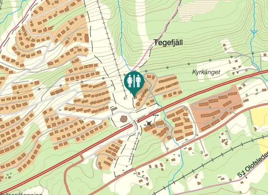 Karta over Bäckvägen