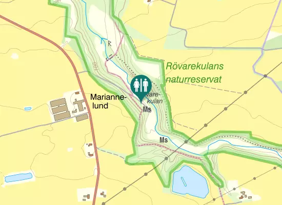 Karta över Rövarekulan