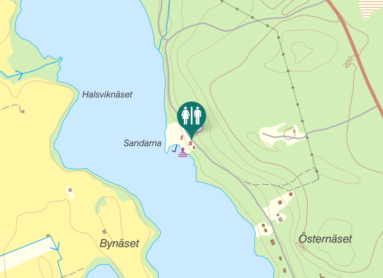 Karta över Sanabadet