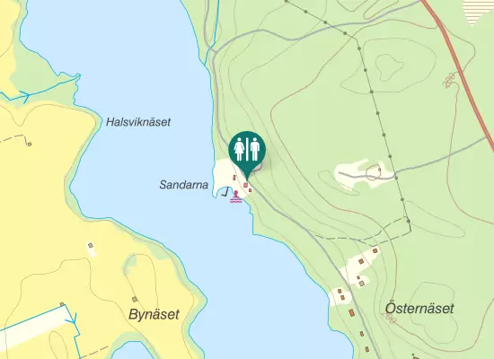 Karta over Sanabadet