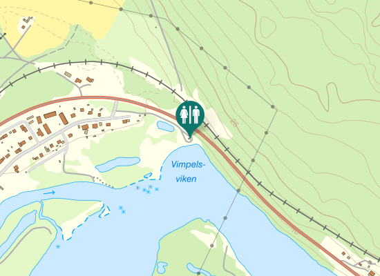 Karta över Toilette