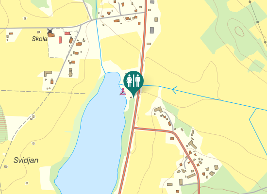 Karta över Toilette