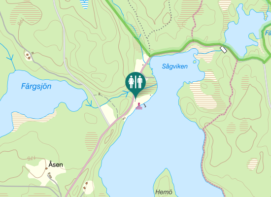 Karta över Toilette