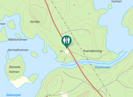 Karta över Torrtoalett