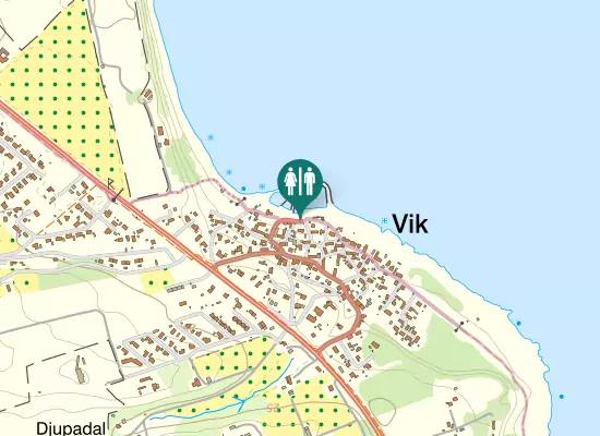 Karta över Bloms gata