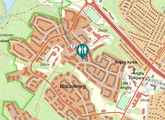 Karta over 1150012BT