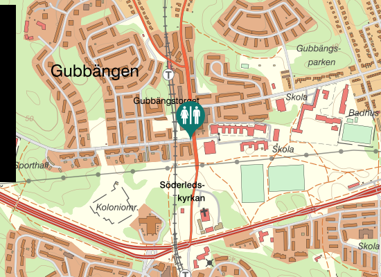 Karta över 1150071BT