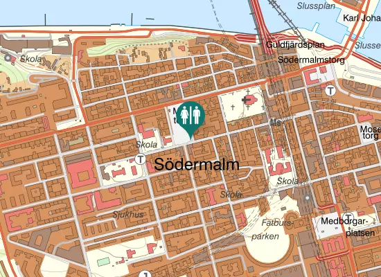 Karta over Mariatorget