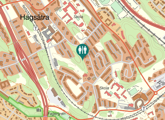 Karta över Bakom Vintrosagatan 54