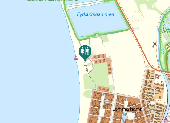 Karta over Badvägen