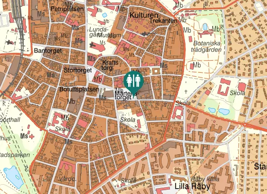 Karta over Mårtenstorget