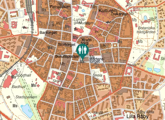 Karta over Västra Mårtensgatan