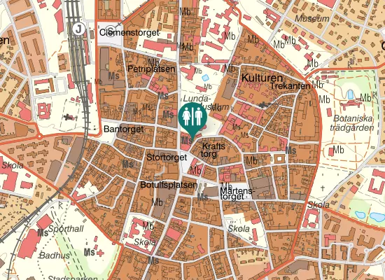 Karta over Kungsgatan