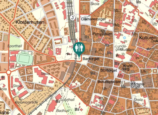 Karta over Trollebergsvägen