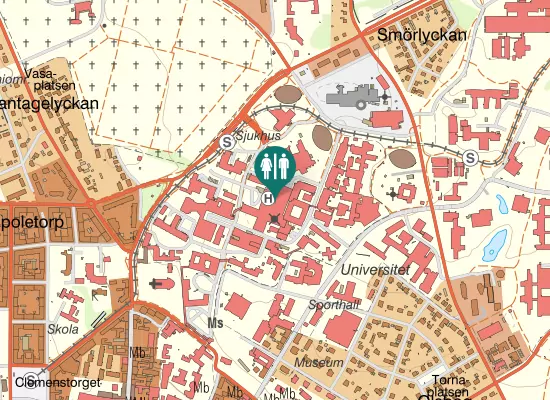 Karta over Akutgatan
