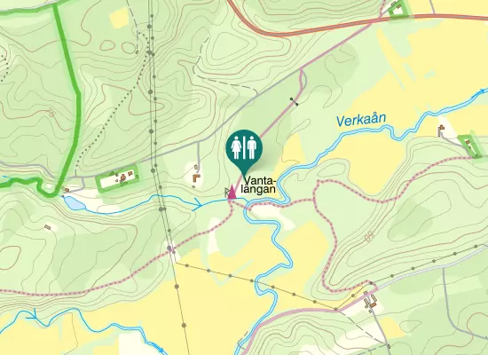 Karta over Vantalängan