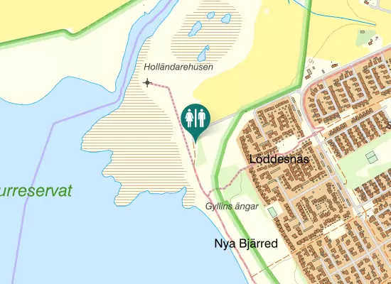 Karta over Strömnäsvägen