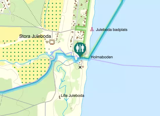 Karta over Holmbodavägen