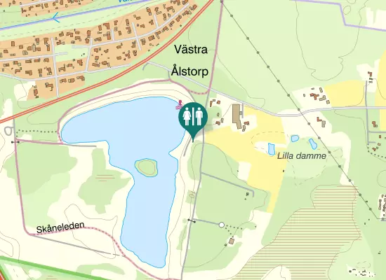 Karta over Silvavägen