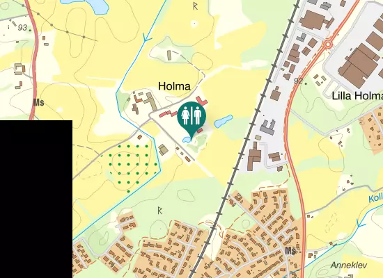 Karta over Älgstigen
