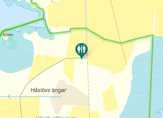 Karta över Brudastensvägen