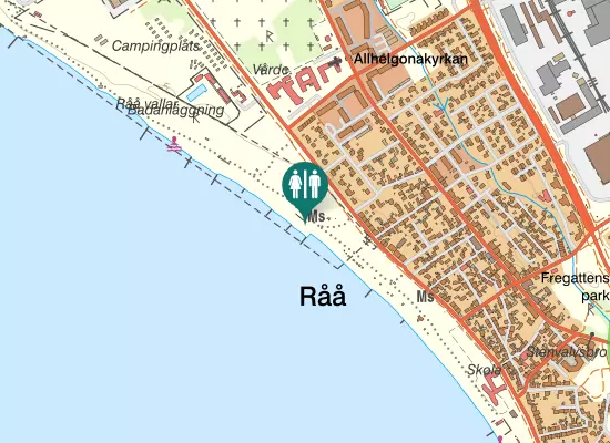 Karta over Kustgatan