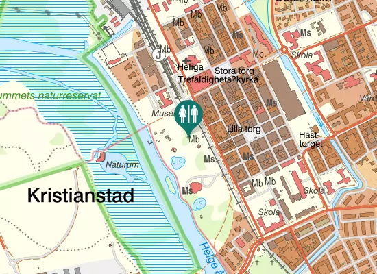 Karta over Kristianstadslänken