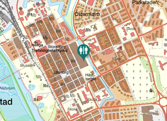 Karta over Östra Boulevarden 3