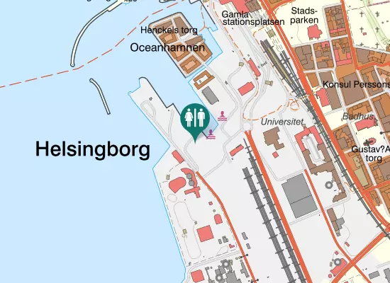 Karta över Atlantgatan