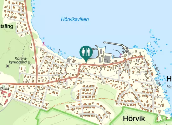 Karta over Kustvägen