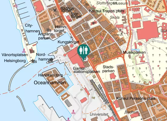 Karta över Terminalgatan