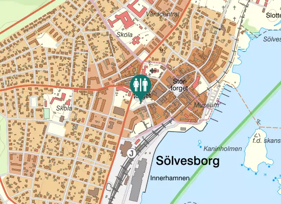 Karta over Hästtorget