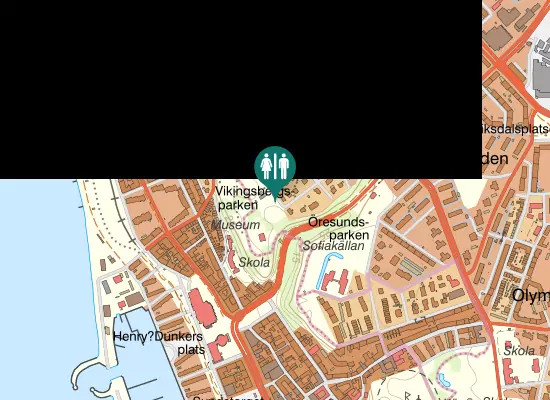 Karta över Vikingsgatan