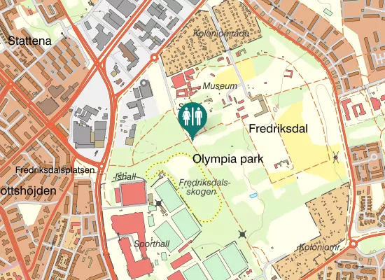 Karta över Gisela Trapps väg