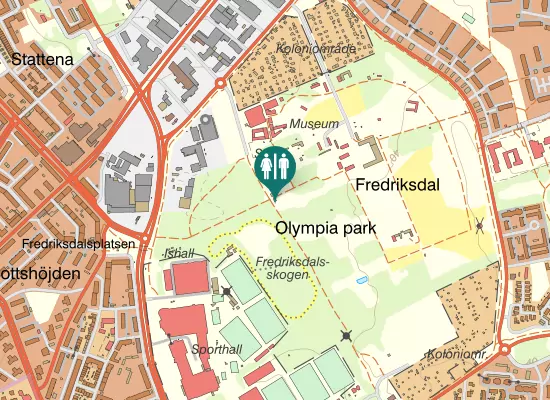 Karta over Gisela Trapps väg