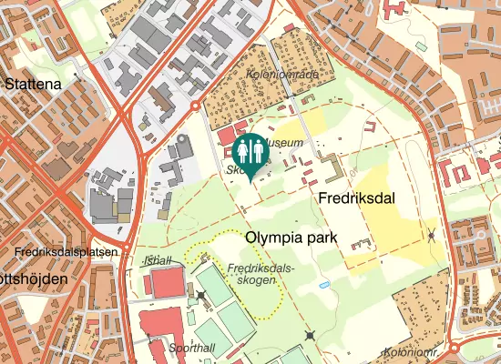 Karta over Gisela Trapps väg