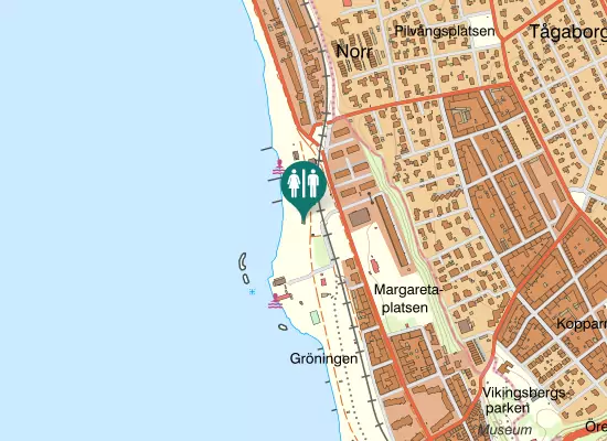 Karta over Drottninggatan