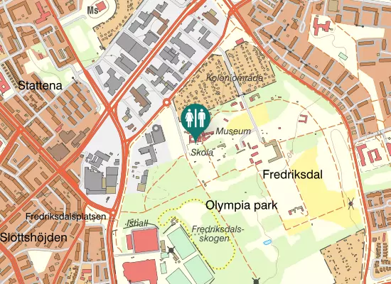 Karta over Gisela Trapps väg 3