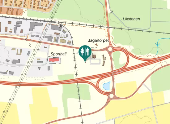 Karta over Kristianstadsvägen