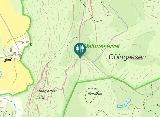 Karta over Påbrovägen