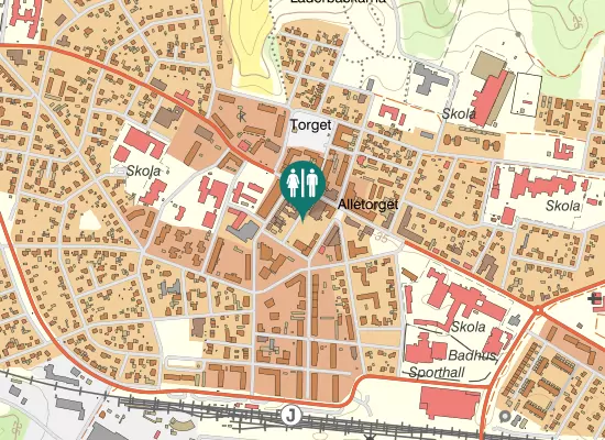 Karta over Storgatan