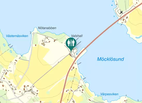 Karta over Kvarnbergsvägen