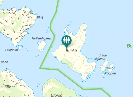 Karta over Tärnö byväg