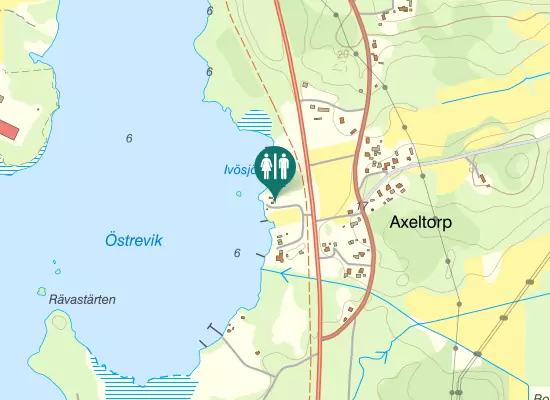 Karta över Olofströmsvägen